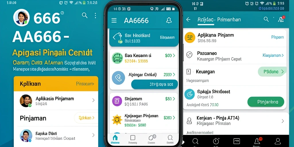 Tampilan antarmuka pengguna AA666 yang sederhana dan intuitif.