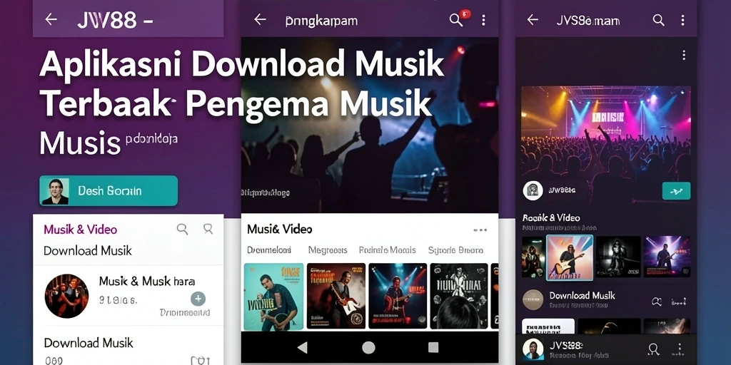 Antarmuka JVS88 yang intuitif untuk Download Musik.