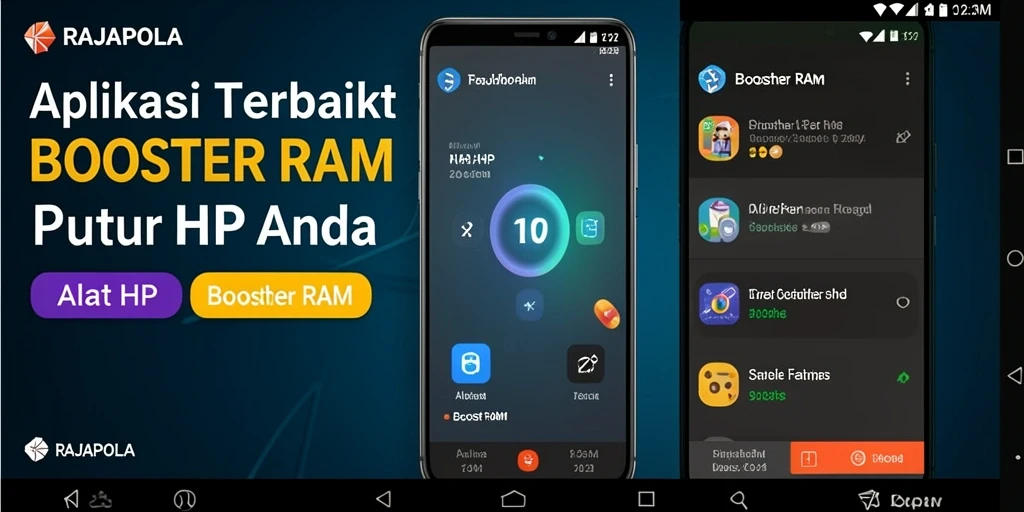 Antarmuka pengguna RAJAPOLA yang sederhana dan fungsional.