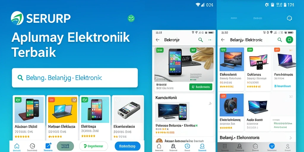 Screenshot <strong>SERURP</strong> menunjukkan antarmuka belanja elektronik yang mudah digunakan.